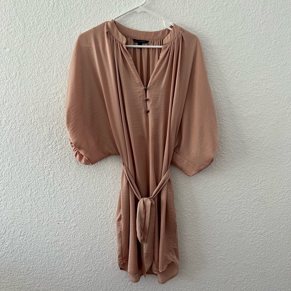 Banana Republic satin dress size s
